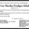 Schell Martha 1900-1968 Todesanzeige